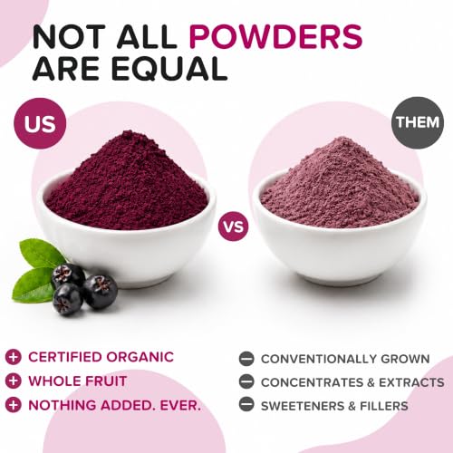 Polvo vegano de aronia para energía