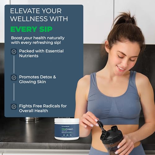 Polvo verde para salud digestiva