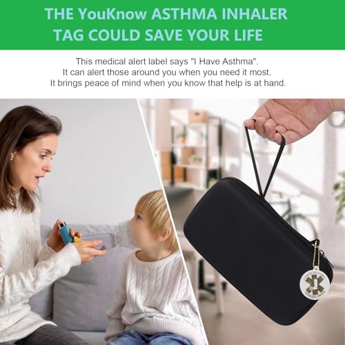 porta inhalador portátil y práctico