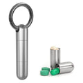 porta pastillas de titanio portátil