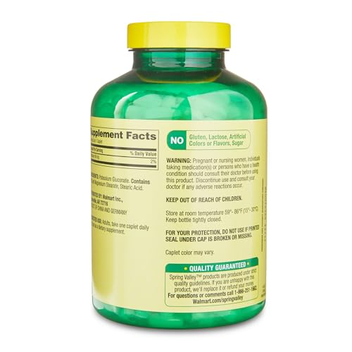 potasio 99mg en envase de 500 unidades
