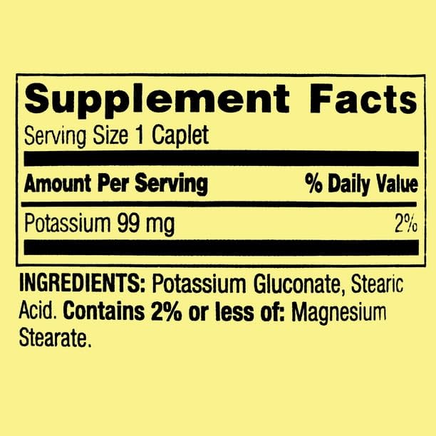 Potasio 99mg para músculos fuertes