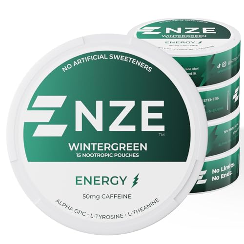 pouches energéticos con cafeína