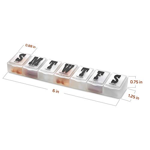 práctico organizador de medicamentos diario