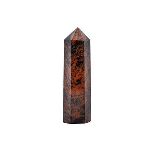 prisma hexagonal obsidiana mahogany decorativo