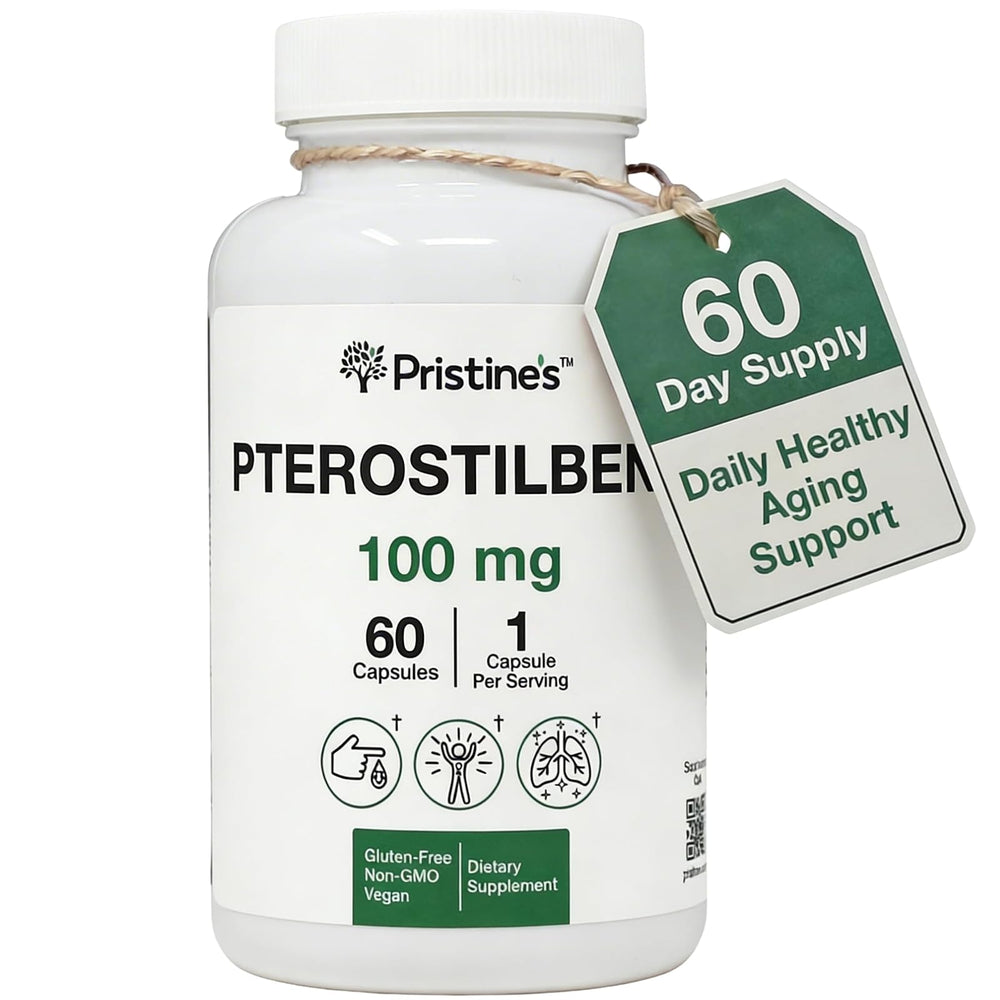 PRISTINE Pterostilbene 100 mg cápsulas