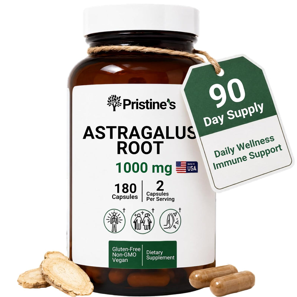 PRISTINE Raíz de Astrágalo 1000 mg