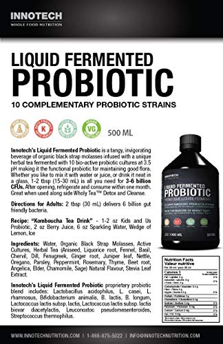 probiotico fermentado 500 ml para bienestar