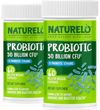 probióticos NATURELO para salud digestiva