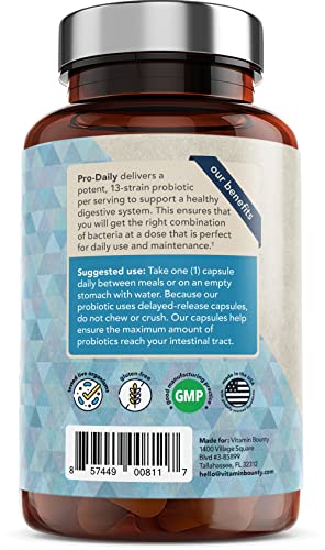 Probioticos Vitamin Bounty para bienestar