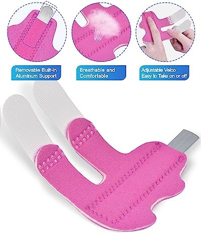 Sopito Férula para Dedos, 5 Piezas Soporte Colorido para Estabilizar Dedo Índice, Medio y Anular, Inmovilización de Articulaciones por Artritis - imagen 4
