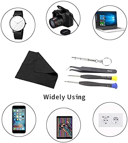 Kit de Reparación de Gafas con Almohadillas Antideslizantes y Tornillos, Herramientas para Reparar Gafas de Sol y Lentes, Incluye Destornillador y - imagen 5