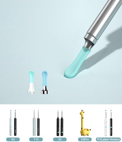 Puntas de Repuesto Bebird R1 - 8 Piezas de Silicón Impermeable para Limpieza de Cerumen Húmedo/Seco - Set Original para Limpiadores de Oídos BEBIRD - imagen 2