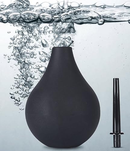 BodunDirect Bulbo Enema Anal y Ducha Vaginal para Limpieza Intestinal - Para Colon, Detox y Estreñimiento (Negro, 7.4 Onzas) - imagen 4