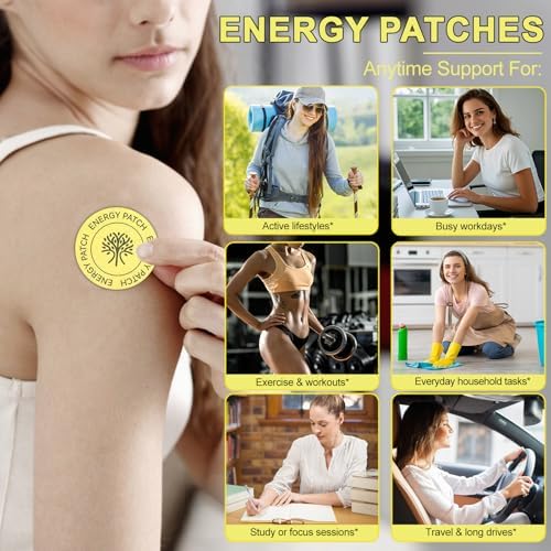 Parches Arkture Energy, Fórmula a Base de Plantas para Hombres y Mujeres, 30 Parches - imagen 3
