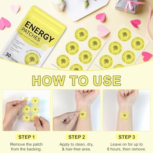 Parches Arkture Energy, Fórmula a Base de Plantas para Hombres y Mujeres, 30 Parches - imagen 7