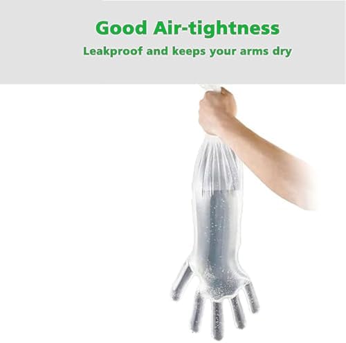 Guantes Desechables de Plástico Jcwto de 50 Piezas, Largos para Inseminación Veterinaria, Manga Completa de 35 Pulgadas, Transparentes y Resistentes - imagen 4