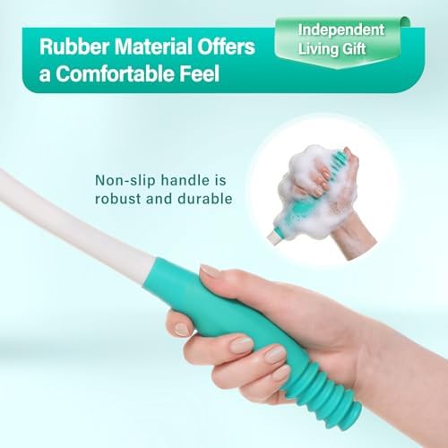 Ayuda para Limpiar de Fanwer, Extensor de 15 para Alcance Cómodo, Asistente para el Baño para Personas con Discapacidad y Ancianos - imagen 4