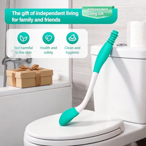Ayuda para Limpiar de Fanwer, Extensor de 15 para Alcance Cómodo, Asistente para el Baño para Personas con Discapacidad y Ancianos - imagen 7
