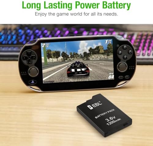Batería Recargable EBL 3.6V de Ión de Litio 1200mAh (Capacidad Real) Compatible con Consolas PSP 2000/3000 PSP-S110 - imagen 2