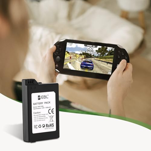 Batería Recargable EBL 3.6V de Ión de Litio 1200mAh (Capacidad Real) Compatible con Consolas PSP 2000/3000 PSP-S110 - imagen 8