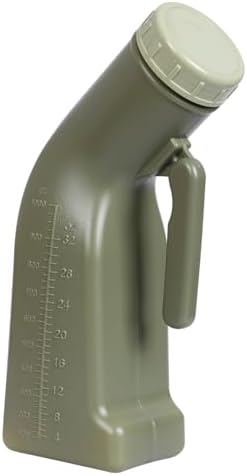 Orinales para Hombre Botella de Orina a Prueba de Derrames con Tapa de Rosca, Contenedor Portátil de 1000ML para Viajes y Ancianos - imagen 1