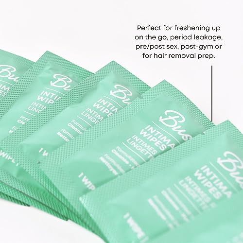 Toallitas Refrescantes Intimas Bushbalm - Hidratantes para Áreas Sensibles con Aloe Vera y Extractos Naturales - Desechables y Suaves - 15 Toallitas - imagen 6