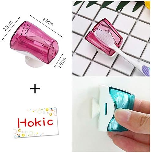 Juego de 6 Cubiertas para Cabezas de Cepillo de Dientes con Ventosa - Protector Portátil de Cepillo Eléctrico y Manual para Viajes, Camping, Baño y - imagen 2