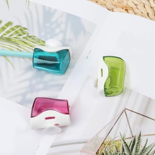 Juego de 6 Cubiertas para Cabezas de Cepillo de Dientes con Ventosa - Protector Portátil de Cepillo Eléctrico y Manual para Viajes, Camping, Baño y - imagen 4