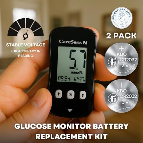 Kit de Reemplazo de Baterías para Glucometro (Paquete de 2) CR2032 - Compatible con la Mayoría de Marcas - imagen 5