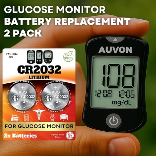 Kit de Reemplazo de Baterías para Glucometro (Paquete de 2) CR2032 - Compatible con la Mayoría de Marcas - imagen 6