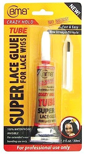 Pegamento para pelucas BMB Crazy Hold Super Lace, tubo de 1 oz. - imagen 1