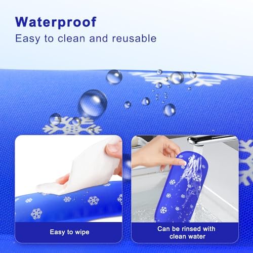 Krypthos 4 Paquetes de Hielo Reutilizables para Bolsas de Enfriamiento de Insulina, a Prueba de Fugas y Aprobados por la TSA, Gel Ecológico para - imagen 3
