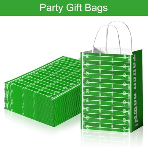 Bolsas de Regalo de Papel de Fútbol Utolily - 24 Piezas con Asa para Fiesta de Cumpleaños de Niños y Suministros para el Gran Juego - imagen 2