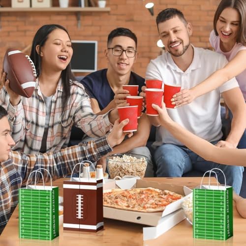 Bolsas de Regalo de Papel de Fútbol Utolily - 24 Piezas con Asa para Fiesta de Cumpleaños de Niños y Suministros para el Gran Juego - imagen 7