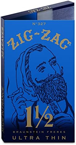 Papelillos Zig-Zag® Ultra Delgados Azules 1 1/2 - Paquete de 6 - imagen 2