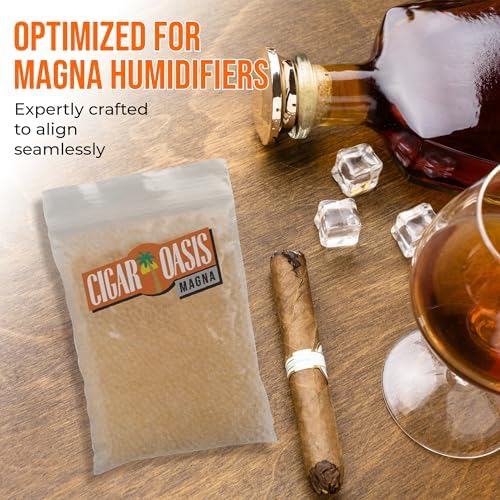 Perlas de Agua Cigar Oasis Magna Refill - Solución Óptima para Humidores, Compatible con Magna 3.0 y Modelos Anteriores, Ideal para Humidificación - imagen 2