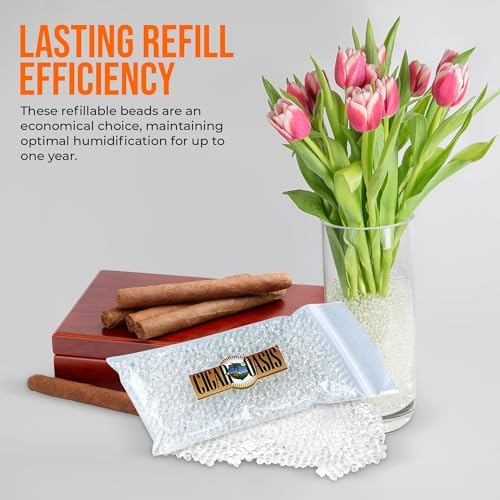 Perlas de Agua Cigar Oasis Magna Refill - Solución Óptima para Humidores, Compatible con Magna 3.0 y Modelos Anteriores, Ideal para Humidificación - imagen 3