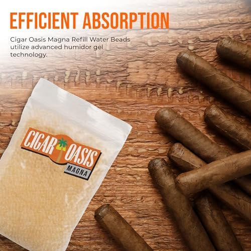 Perlas de Agua Cigar Oasis Magna Refill - Solución Óptima para Humidores, Compatible con Magna 3.0 y Modelos Anteriores, Ideal para Humidificación - imagen 4