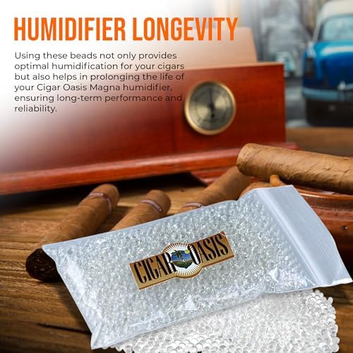 Perlas de Agua Cigar Oasis Magna Refill - Solución Óptima para Humidores, Compatible con Magna 3.0 y Modelos Anteriores, Ideal para Humidificación - imagen 6