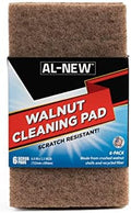 Almohadillas de Limpieza AL-NEW de Nuez | Paquete de 6 Almohadillas Resistentes a Rayones para Limpiar Cocina, Platos, Olla y Más - imagen 1