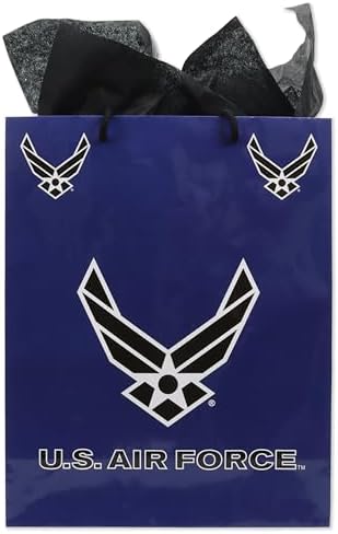 Bolsa de Regalo Havercamp de la Fuerza Aérea de EE. UU. – 1 Pza. - Con el Logo y Emblemas Oficiales de la Fuerza Aérea. ¡Haz que cada regalo sea - imagen 1