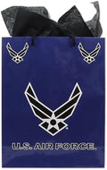 Bolsa de Regalo Havercamp de la Fuerza Aérea de EE. UU. – 1 Pza. - Con el Logo y Emblemas Oficiales de la Fuerza Aérea. ¡Haz que cada regalo sea - imagen 1
