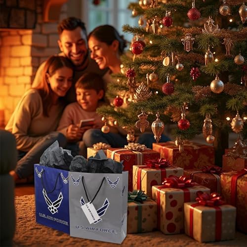 Bolsa de Regalo Havercamp de la Fuerza Aérea de EE. UU. – 1 Pza. - Con el Logo y Emblemas Oficiales de la Fuerza Aérea. ¡Haz que cada regalo sea - imagen 7