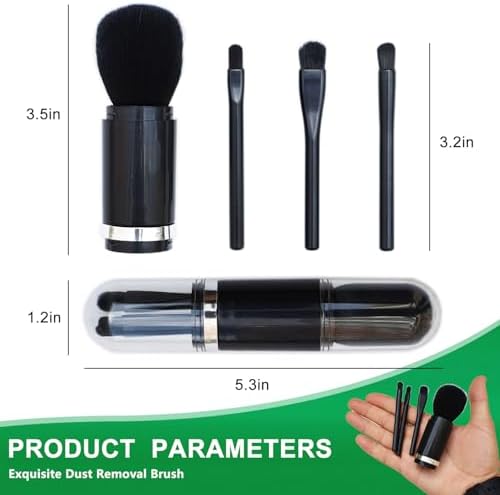 Kit de 4 Pinceles de Plumas Exquisitos, Cepillos Pequeños para Polvo, Herramienta de Limpieza Eficiente para Dispositivos Digitales, Teclados y - imagen 2