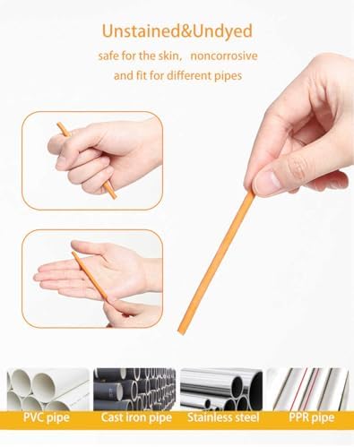 Palitos Limpiadores de Drenaje IUDAOIHK - Mantiene Drenajes y Tuberías Libres de Olores, 4 Paquetes (48 piezas) - imagen 5