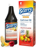 SCOTT'S EMULSION Aceite de Hígado de Bacalao Líquido para Niños – Sabor a Frutas – Apoya el Crecimiento, Inmunidad y Salud Ósea – Rico en Omega 3 y - imagen 1