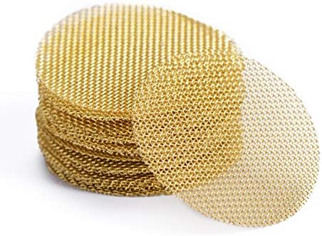 Pantallas de Tubo de Latón de 200 Piezas, Pantallas de Latón 100% de 0.75 Pulgadas con Caja de Almacenamiento Metálica (3/4 pulgadas) - imagen 6
