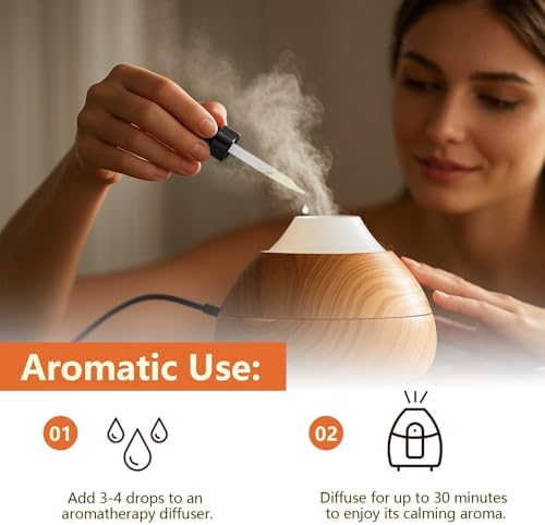 Aceite Esencial de Incienso Premium 100% Natural para Piel, Rostro y Cuerpo, Antienvejecimiento y Cicatrices, 60ml, Aromaterapia y Masaje - imagen 8