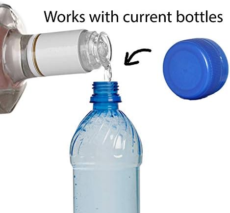Tapas para Botellas de Agua Sneak Alcohol, Resealable 28mm (12) | Sin Fugas, Compatible con Fiji | Oculta Licor en Conciertos, Eventos y Festivales | - imagen 2